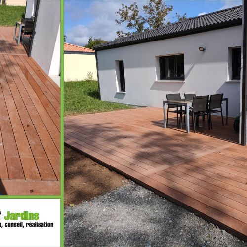 Terrasse en composite - Vue